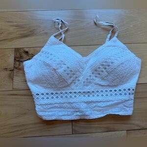 Crochet crop top